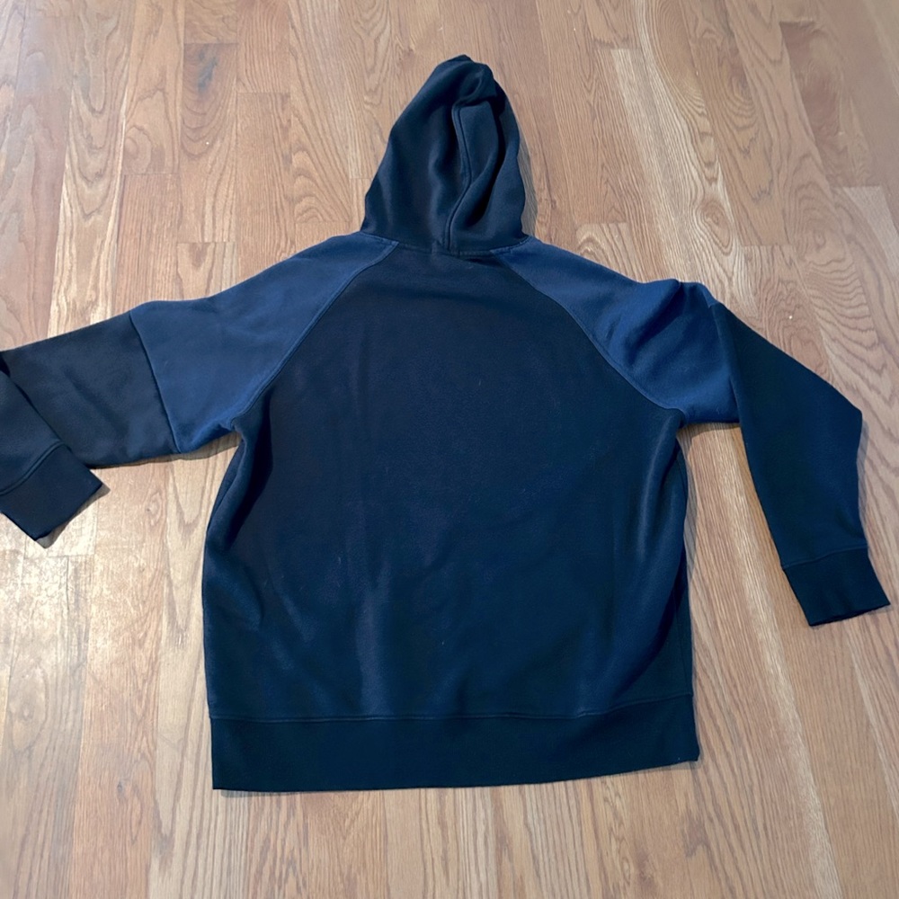 TASC men’s 2XL XXL fleece hoodie with bamboo technology. navy n black VGC.